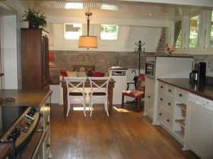 cozinha com piso vinilico